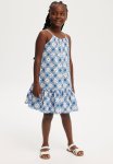 Cotton On Hallie Tiered Dress - Sandy Floral dusk Blue