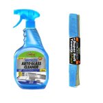 Waterless Auto Glass CLEANER-1L & Microfibre Super Soft Towels 3PACK
