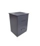 Cambridge 2 Drawer Pedestal - Storm Grey