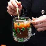 Real Flower Dry Flower Double-layer High Borosilicate Glass Cup - Perfect For Office Bar Or Home - Hand Wash Only - Insulated -