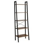 Lifespace Industrial Rustic 5 Tier Ladder Shelves
