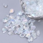 Transparent Ab Crush Glass Chip 100G