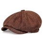 Men's Retro Linen Breathable Baseball Cap For Spring And Summer Casual Wear