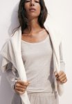 Ribbed Pyjamas - Light Beige Marl