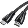 UGreen HDMI V2.1 8K@60HZ Male To Male 5M Braided Cable Black - With Transmission Speed Up To 48GBPS & Solid Nickle-plated Connectors