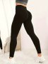 Women's High-waisted Black Slimming Yoga Pants Tummy Control Booty Lift Fashion Leggings For Fitness & Casual Wear