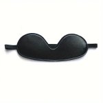 Solid Color Pu Leather Blindfold Elastic Role Play Bdsm Mask Sexy Lingerie & Erotic Accessories