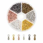 Kitbeads 600PCS Alloy Extender Chain Terminator Charm Tear Drop Dangle End Beads End Piece For Diy Jewelry Findings Necklace Mak