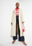 Edit Linen Blend Trench Coat - Beige
