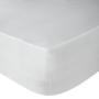 400 Thread Count Sateen Fitted SHEET With 2 Pillowcases - White - King Xd 183 X 192 X 35CM