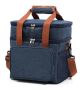 Blue Adjustable Shoulder Strap Cooler Bag