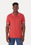 Levi's Ama Hm Polo Quarter Tipping - Sundown Red
