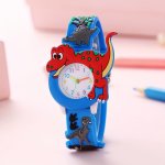 Cute Cartoon Dinosaur Tyrannosaurus Rex Silicone Strap Children's Watch Ideal Choice For Gifts