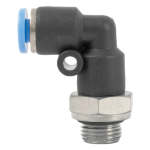 AirCraft Pu Hose Fitting Elbow W o-ring 4MM-1 8" M