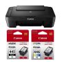 Canon Pixma MG2540S A4 3-IN-1 Printer - Black + XL Replacement Ink Cartridges