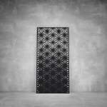 Laser Cut Screen - Design 128 - 2000 X 1000 X 20 Matt Black Indoor