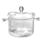 Transparent Borosilicate Glass Pot