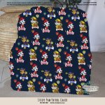 A Kids Sofa Foam Chair Stripe Paw Patrol Chair