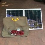 Weekly Rental For 160W Foldup Glass Solar Panels
