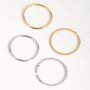 4PCS Hoop Nose Ring Set For Women Men Body Piercing Jewelry Set