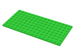 Parts Plate 8 X 16 92438 - Bright Green