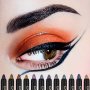 Multi-Color Shimmer Eyeshadow Stick Set Long-Lasting Waterproof Metallic Highlighting Eye Shadow Pencils Natural Makeup Effect Varied Tones 9-18 Count