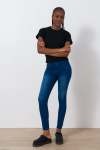 High Waisted Skinny Jean - 16 Mid Wash