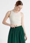 New Balance Ribbed Tank - Linen