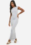 Super Soft Cap Sleeve Maxi Dress - Grey Marl