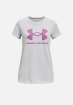 Under Armour Live Sportstyle Graphic Ss - Halo Gray Medium Heather Jellyfish