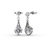 DESTINY Eiffel Tower Jana Earrings With Swarovski Crystals