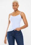 Strappy Microfibre Top - Light Blue