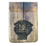 Stainless-steel Biltong Cutter With Wooden Block - Ostrich