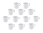 Tramontina 100ML Paola Porcelain Coffee Cups- Set Of 12