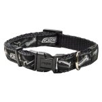Rogz Fancy Dress Small 11mm Jellybean Dog Collar - Black Bone