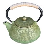 Iron Metal Teapot 900ML Green