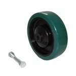 Green Pu On Nylon Spare Wheels Ntb