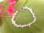 Clear Quartz Chip Bracelet