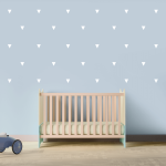 Triangle Pattern - White