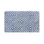 Bata Bath Mat Ractangle Cotton Rombo Blue 50X80CM