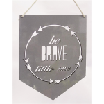 Kikki & Frankie Wall Plaques Be Brave Little One