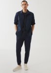 Noel Cotton Jogger-style Trousers - Navy