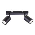 Urban Dual Metal Spotlight Black White - White