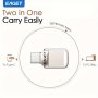 Eaget Dual USB 3.2 Flash Drive 128GB/64GB/32GB - Type C And USB A Portable Thumb Drive - High Speed USB C Otg Flash Memory