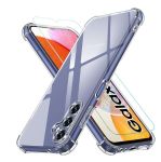 Clear Back Case & Screen Protector Combo Compatible With Samsung A35 5G