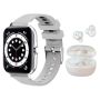Smartwatch & Bluetooth Earbuds Gift Set IP67 Waterproof