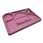 Blazy Susan Tray Hemp Plastic Pink