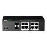 10-PORT Gigabit L2 Cloud Managed Industrial Poe Switch DUX108GPS-2F-IS-C
