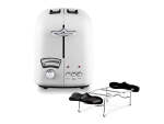 De'Longhi Argento 2 Slice Toaster - White - CT021.W1