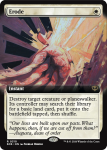 Erode Extended Art Secrets Of Strixhaven - Damaged Foil